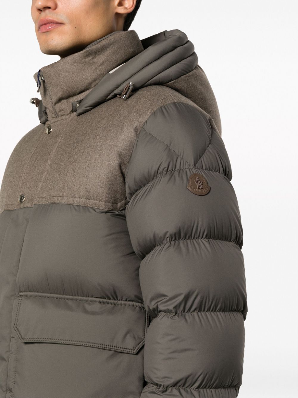 Moncler - Doudoune courte Olive Mussala - Lothaire