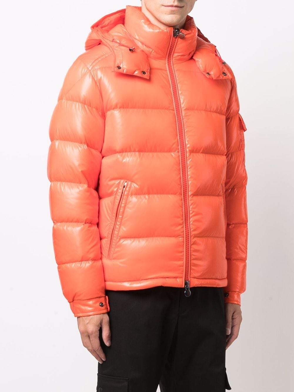 Moncler - Doudoune "Maya" Orange - Lothaire boutiques (7015700463781)