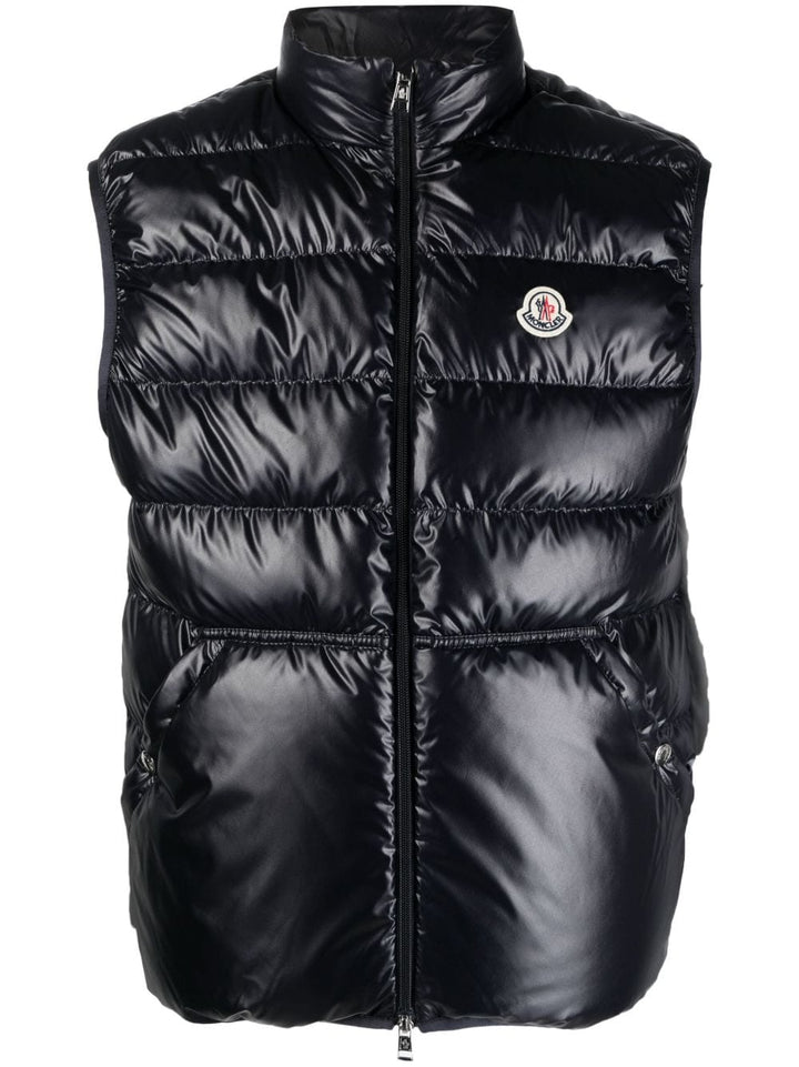 Moncler - Doudoune navy sans manches Aube - Lothaire