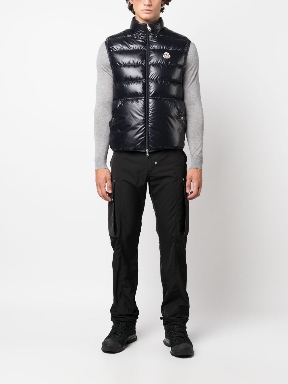 Moncler - Doudoune navy sans manches Aube - Lothaire