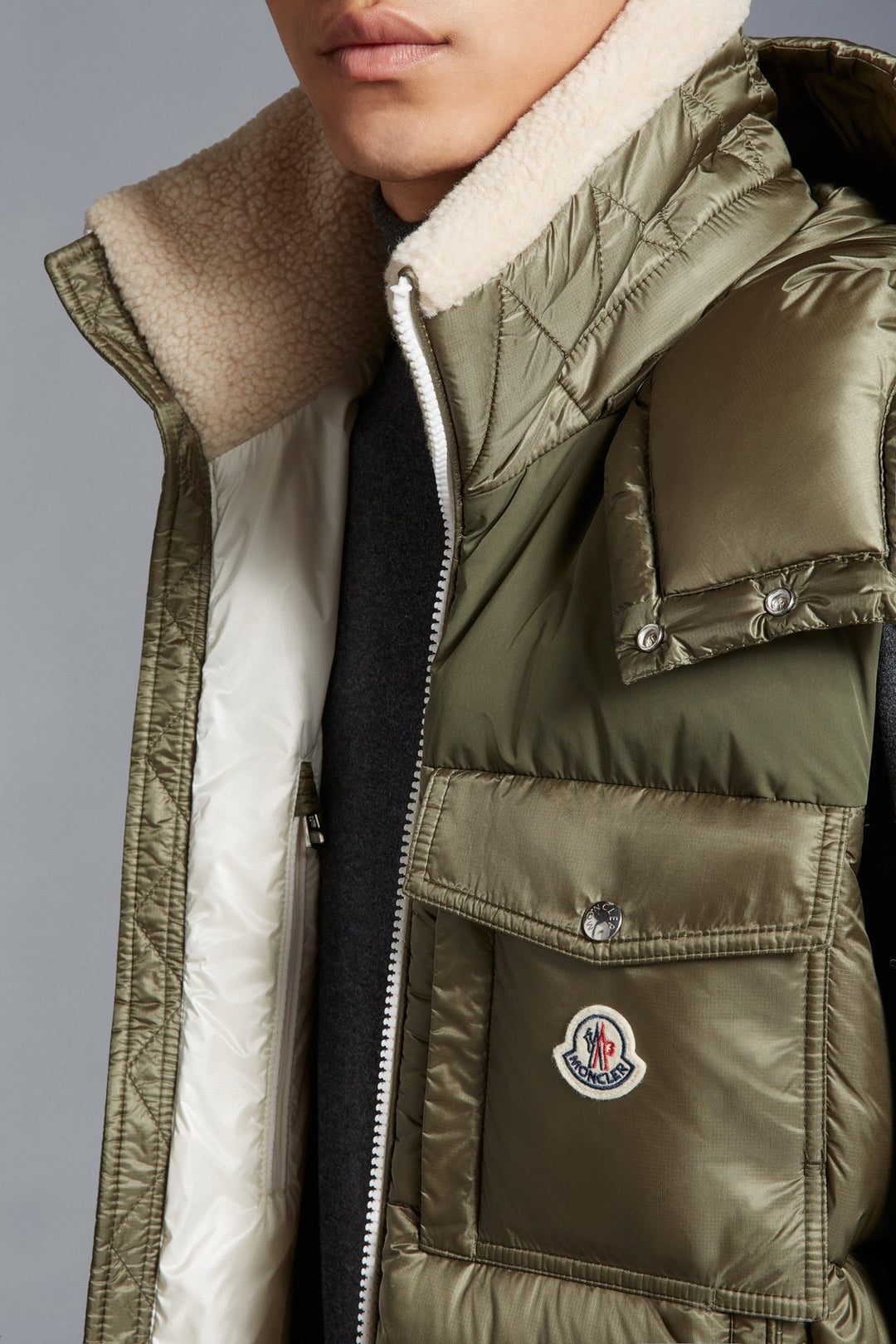 Moncler - Doudoune sans manches Olive Oust - Lothaire