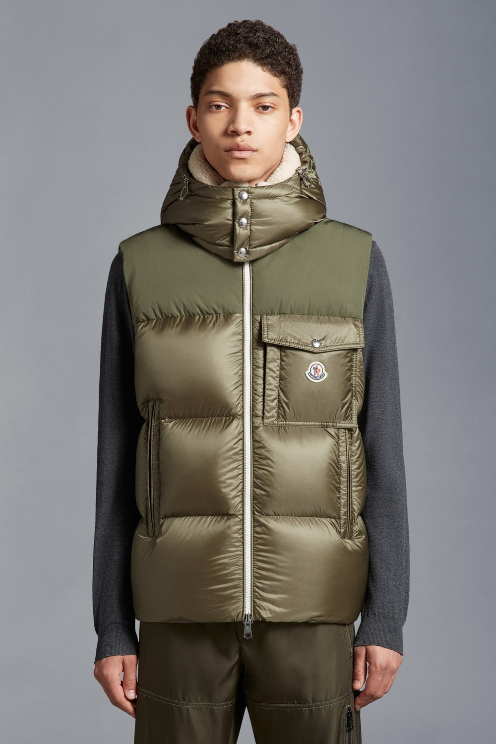 Moncler - Doudoune sans manches Olive Oust - Lothaire