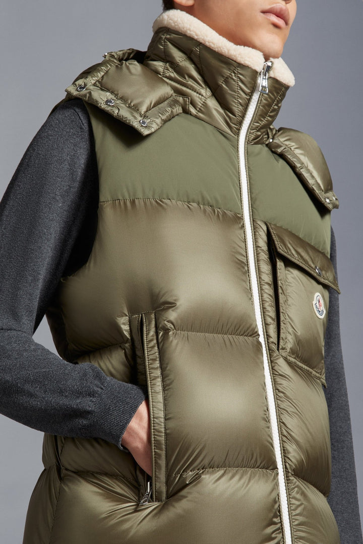 Moncler - Doudoune sans manches Olive Oust - Lothaire