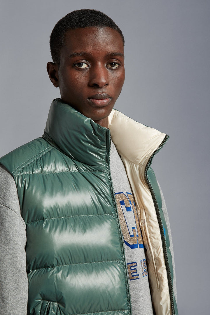 Moncler - Doudoune sans manches Parke Olive - Lothaire