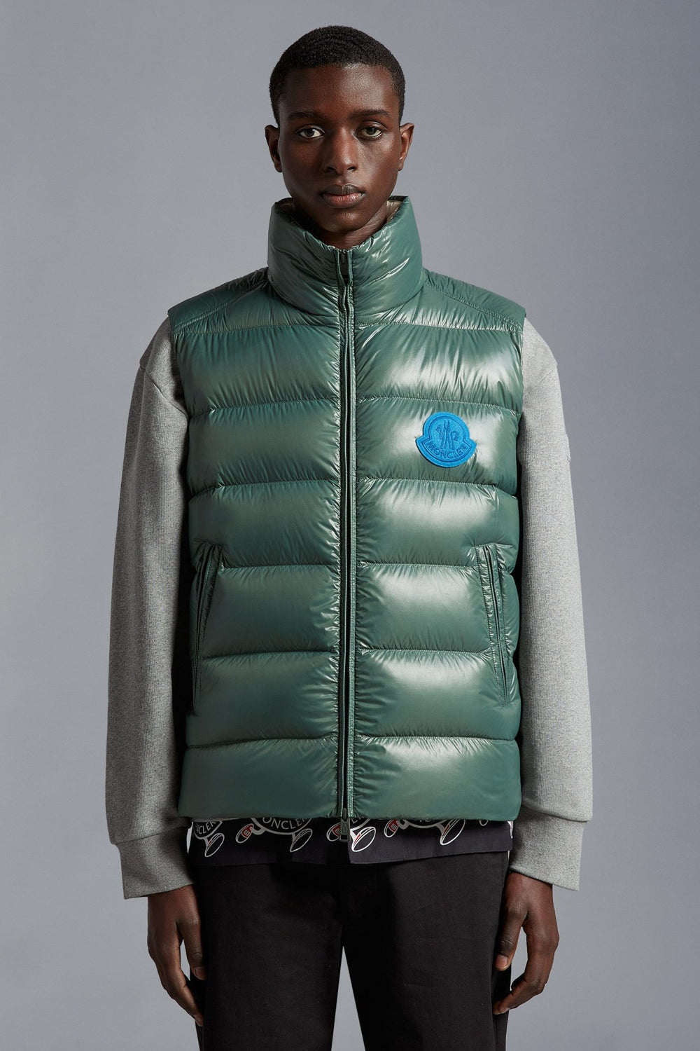 Moncler - Doudoune sans manches Parke Olive - Lothaire