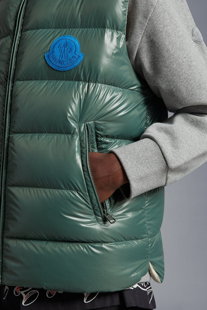 Moncler - Doudoune sans manches Parke Olive - Lothaire