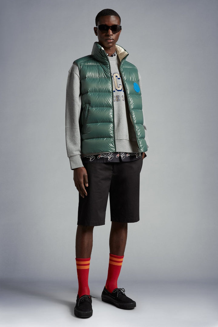 Moncler - Doudoune sans manches Parke Olive - Lothaire