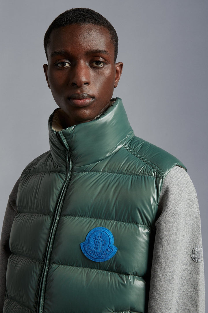 Moncler - Doudoune sans manches Parke Olive - Lothaire