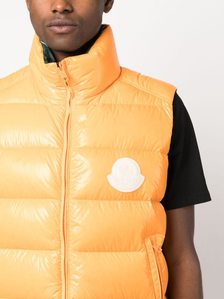 Moncler - Doudoune sans manches Parke Orange - Lothaire