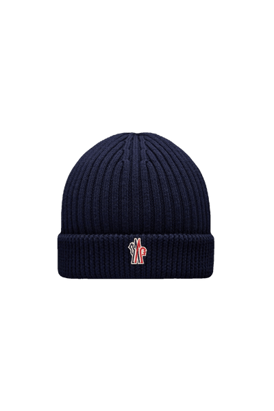 Moncler Grenoble - Bonnet navy Pure Laine - Lothaire boutiques