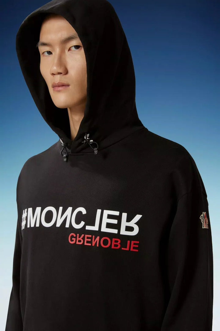 Moncler Grenoble - Sweat à capuche black à logo - Lothaire