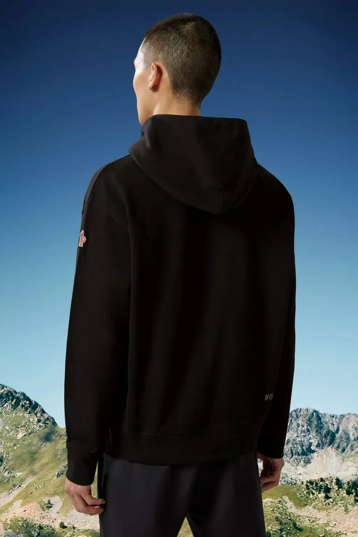 Moncler Grenoble - Sweat à capuche black à logo - Lothaire