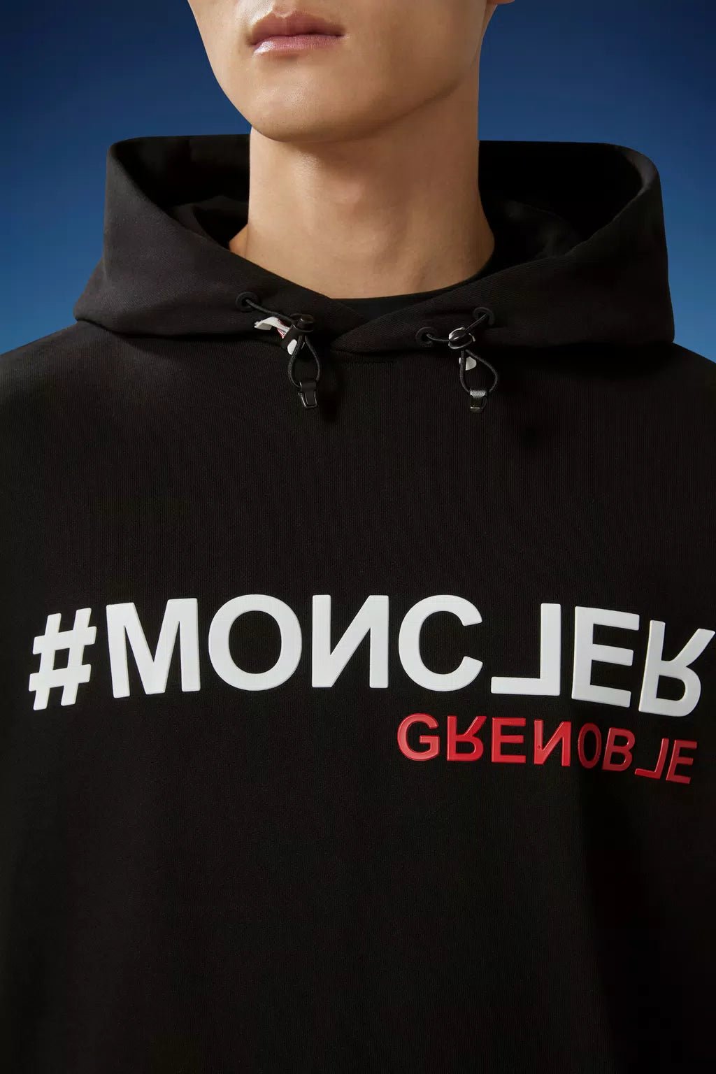 Moncler Grenoble - Sweat à capuche black à logo - Lothaire