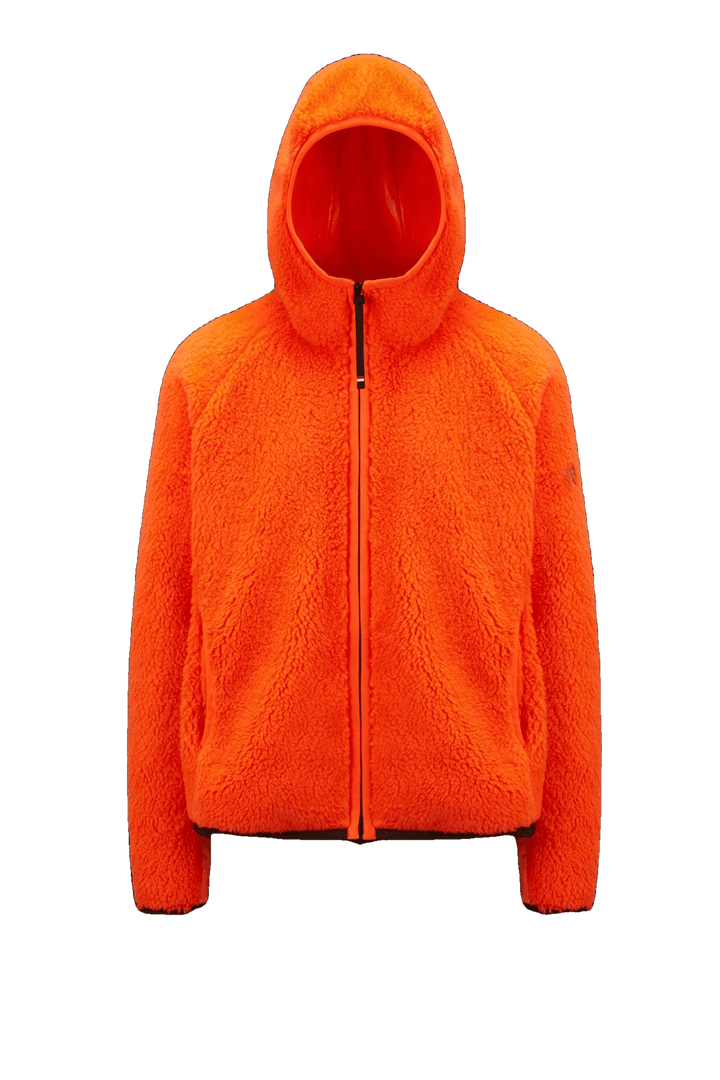 Moncler Grenoble - Sweat à capuche zippé en teddy - Lothaire boutiques