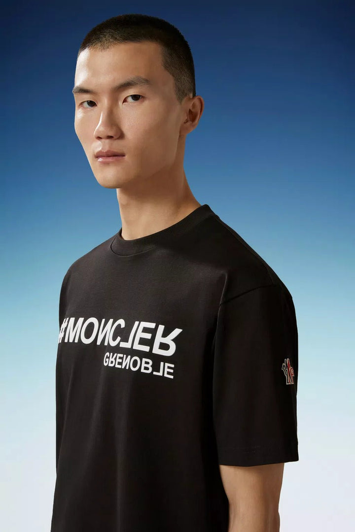 Moncler Grenoble - T Shirt black à logo - Lothaire