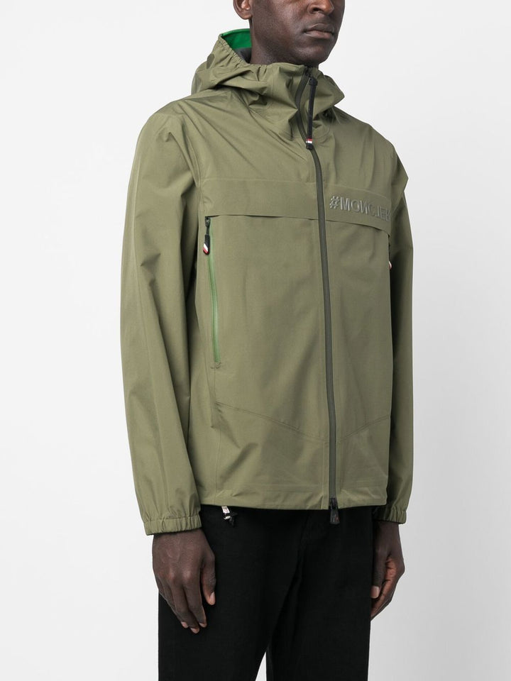 Moncler Grenoble Veste à logo imprimé - Lothaire