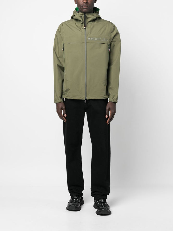 Moncler Grenoble Veste à logo imprimé - Lothaire