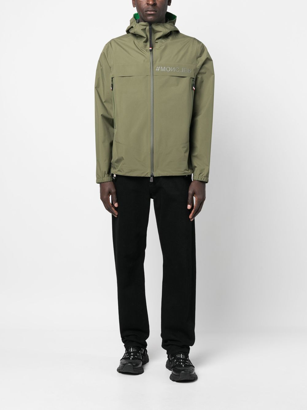 Moncler Grenoble Veste à logo imprimé - Lothaire