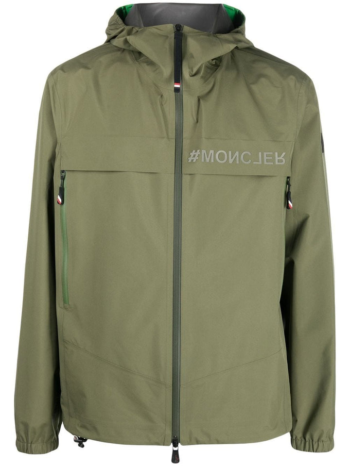 Moncler Grenoble Veste à logo imprimé - Lothaire