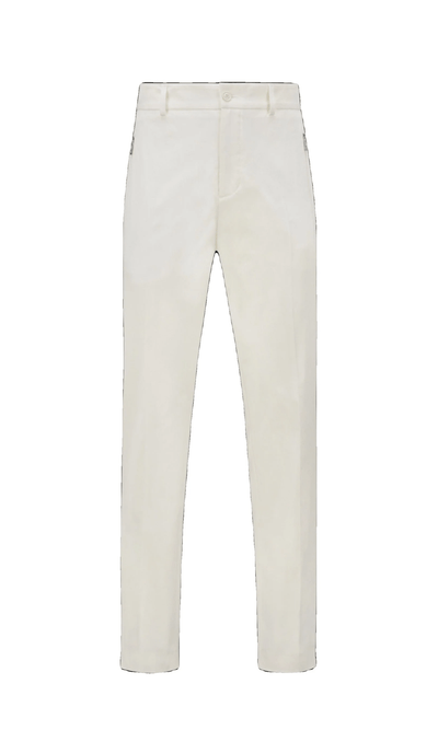 Moncler - Pantalon en gabardine blanc Neige - Lothaire