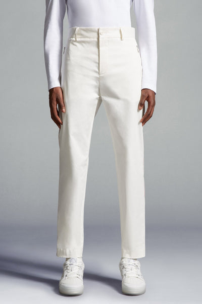 Moncler - Pantalon en gabardine blanc Neige - Lothaire