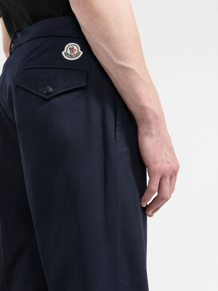 Moncler - Pantalon en popeline de coton - Lothaire boutiques