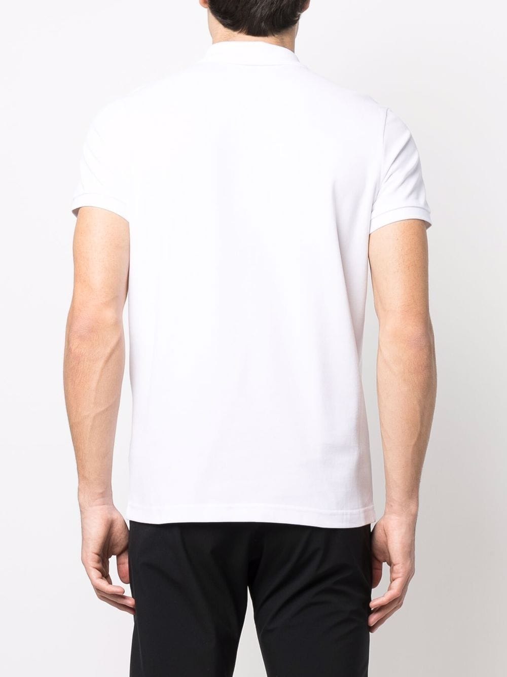 Moncler - Polo avec logo blanc Classique - Lothaire boutiques