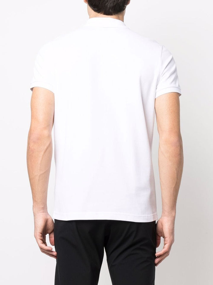 Moncler - Polo avec logo blanc Classique - Lothaire boutiques