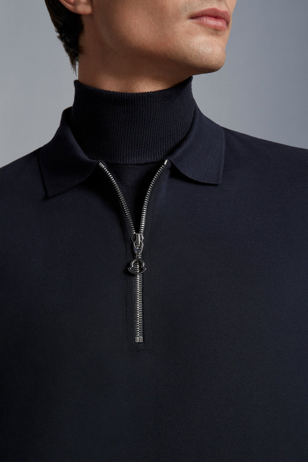 Moncler Polo basique Bleu - Lothaire
