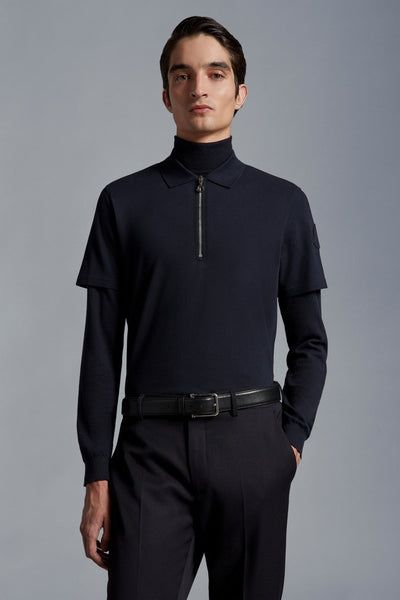 Moncler Polo basique Marine - Lothaire