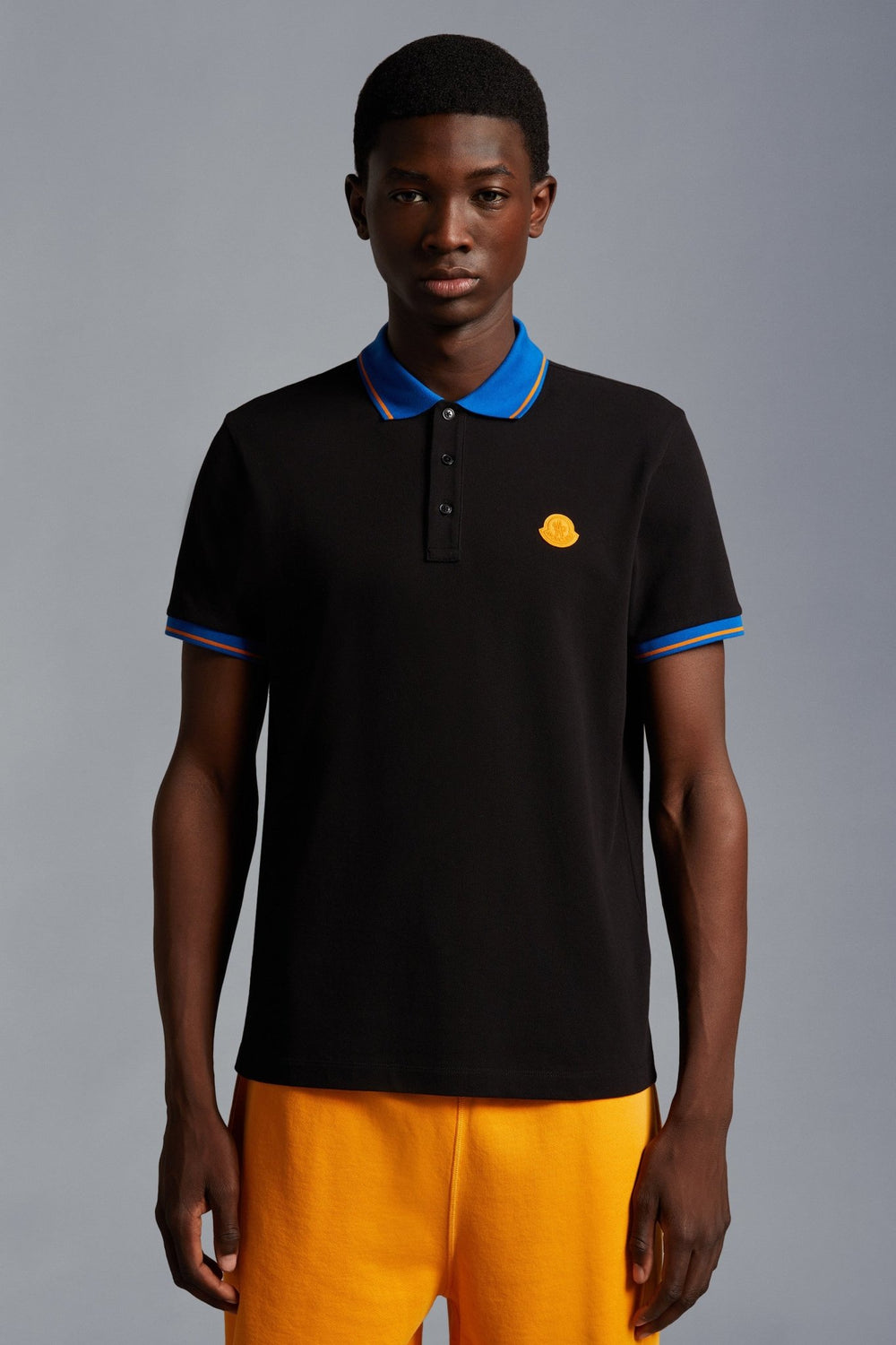 Moncler Polo black à logo - Lothaire