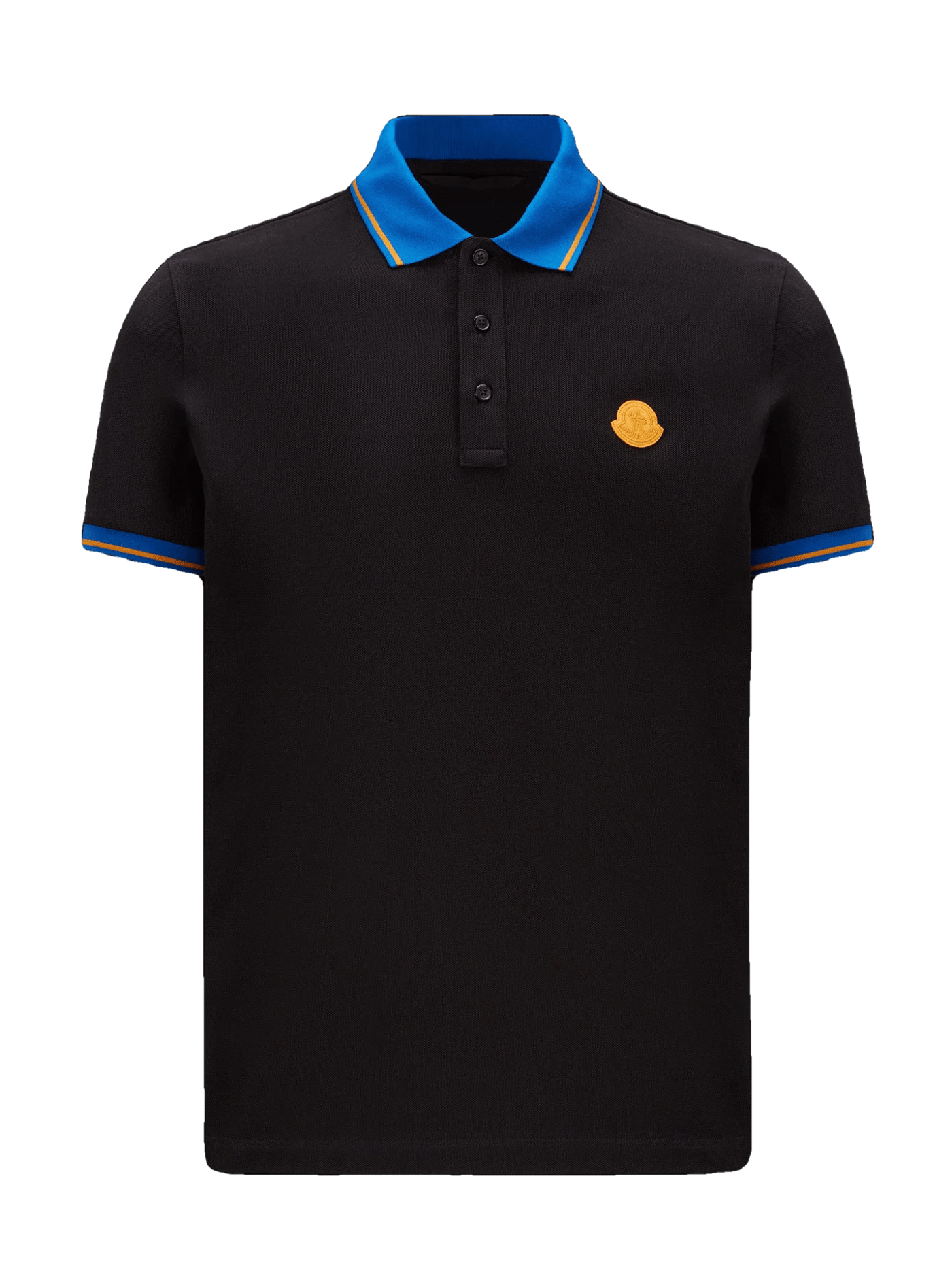 Moncler Polo black à logo - Lothaire