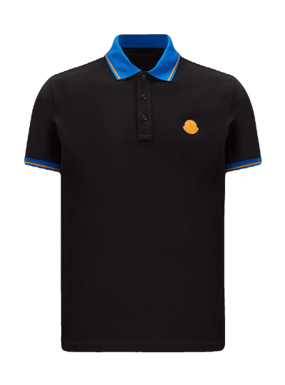 Moncler Polo black à logo - Lothaire