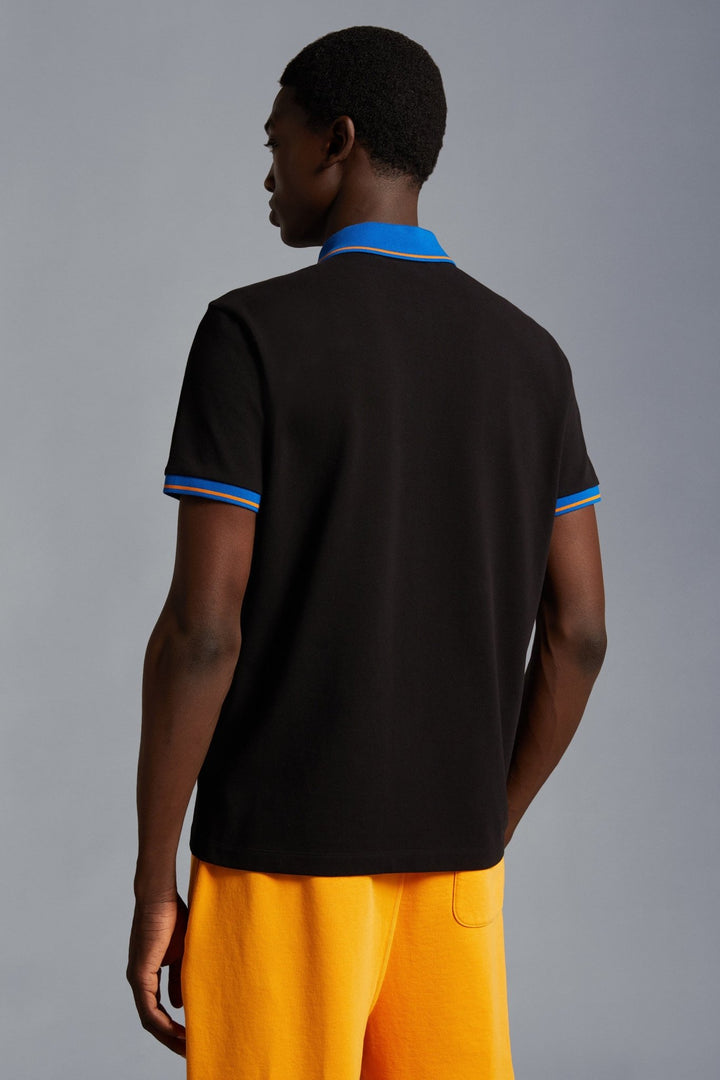 Moncler Polo black à logo - Lothaire