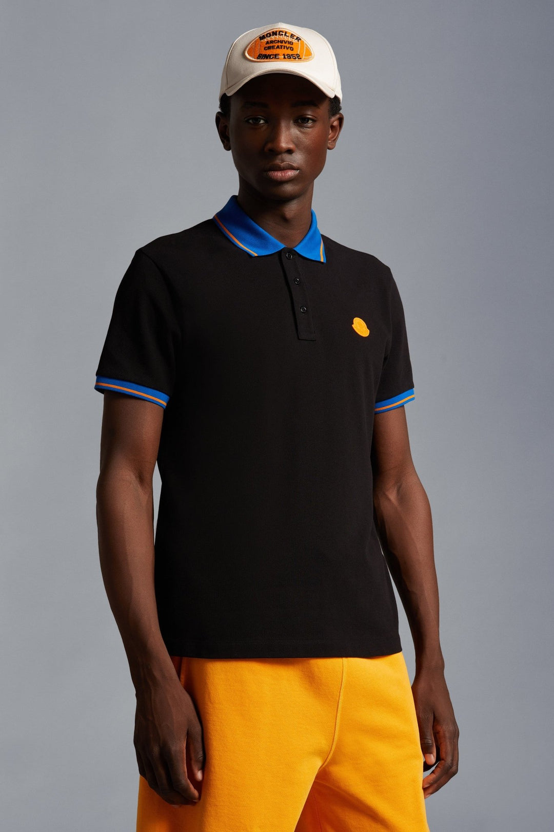 Moncler Polo black à logo - Lothaire