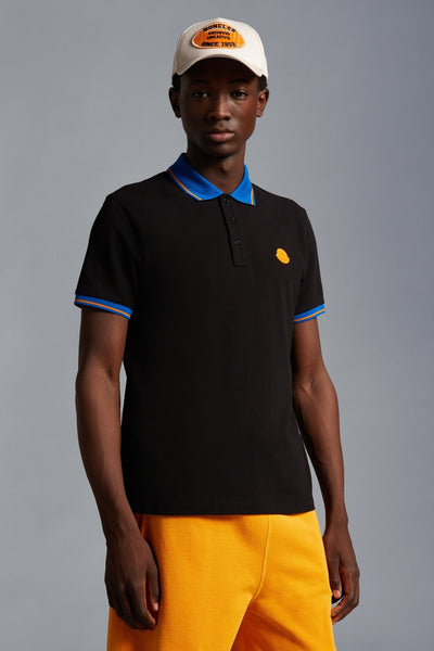 Moncler Polo black à logo - Lothaire