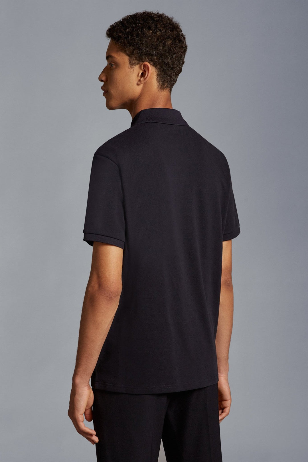 Moncler Polo marine avec logo - Lothaire