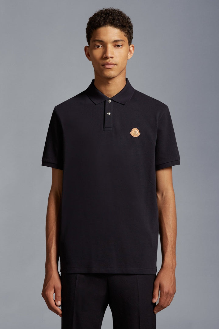 Moncler Polo marine avec logo - Lothaire