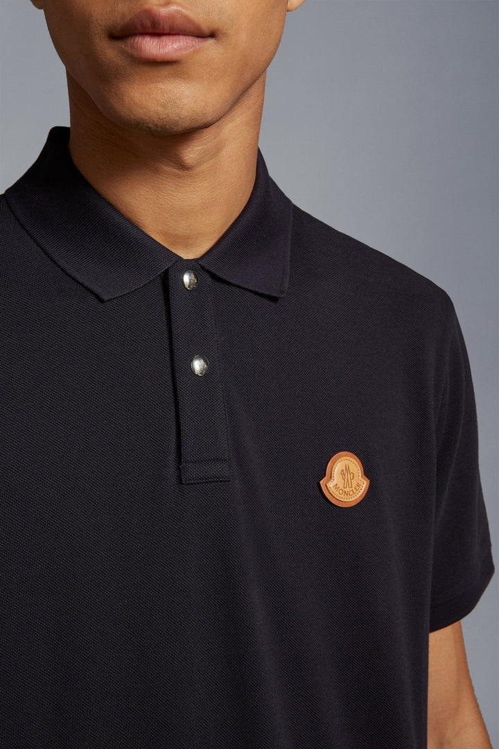 Moncler Polo marine avec logo - Lothaire