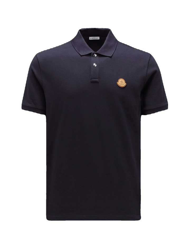 Moncler Polo marine avec logo - Lothaire