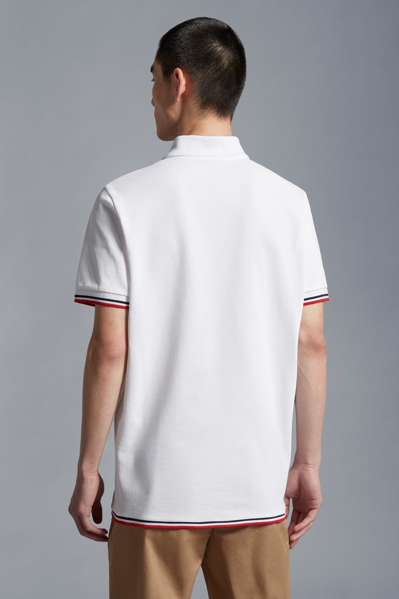 Moncler Polo white avec logo - Lothaire