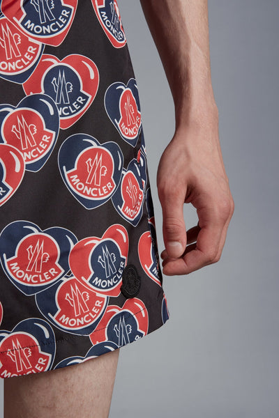 Moncler - Short de bain à imprimé Moncoeur - Lothaire