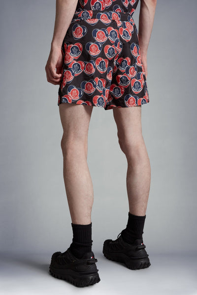 Moncler - Short de bain à imprimé Moncoeur - Lothaire