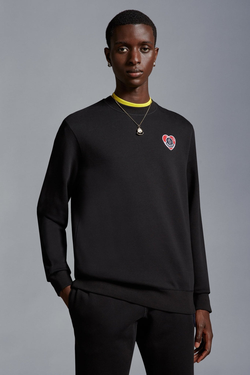 Moncler Sweat à logo Black - Lothaire