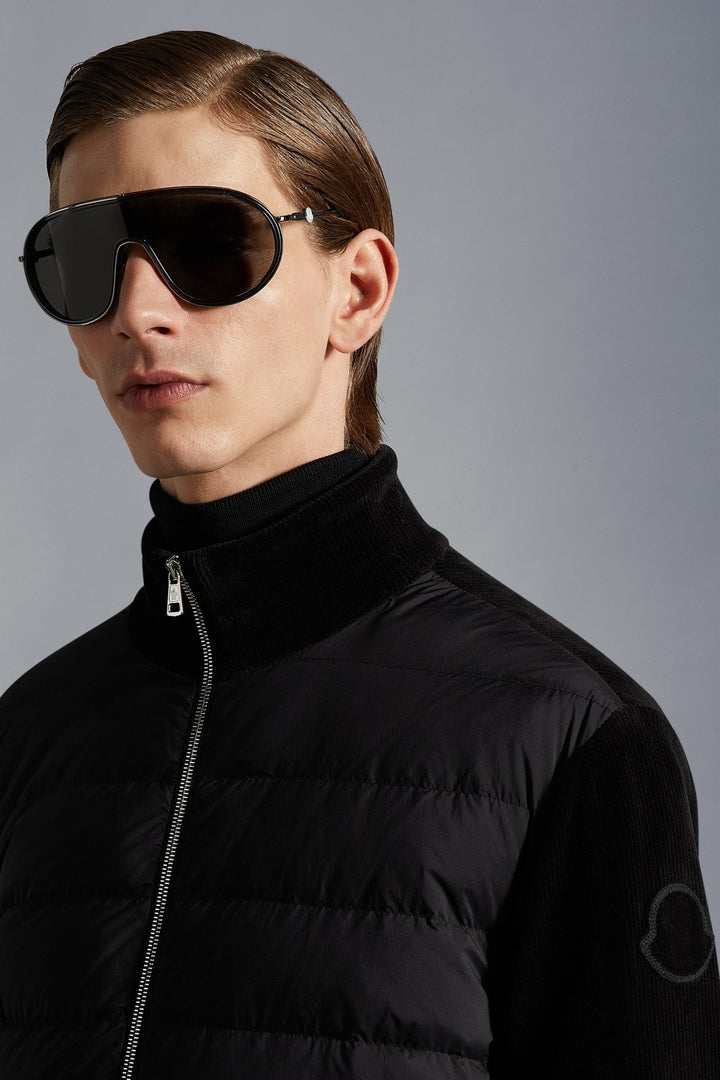 Moncler - Sweat en velours côtelé matelassé - Lothaire boutiques