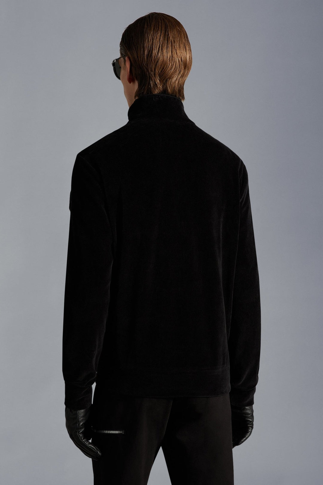 Moncler - Sweat en velours côtelé matelassé - Lothaire boutiques