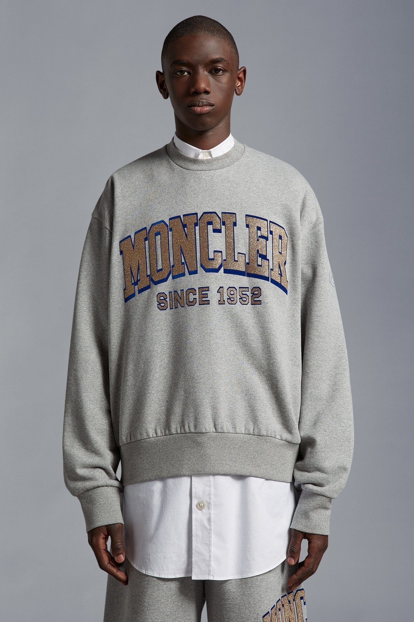 Moncler Sweat Grey à logo - Lothaire