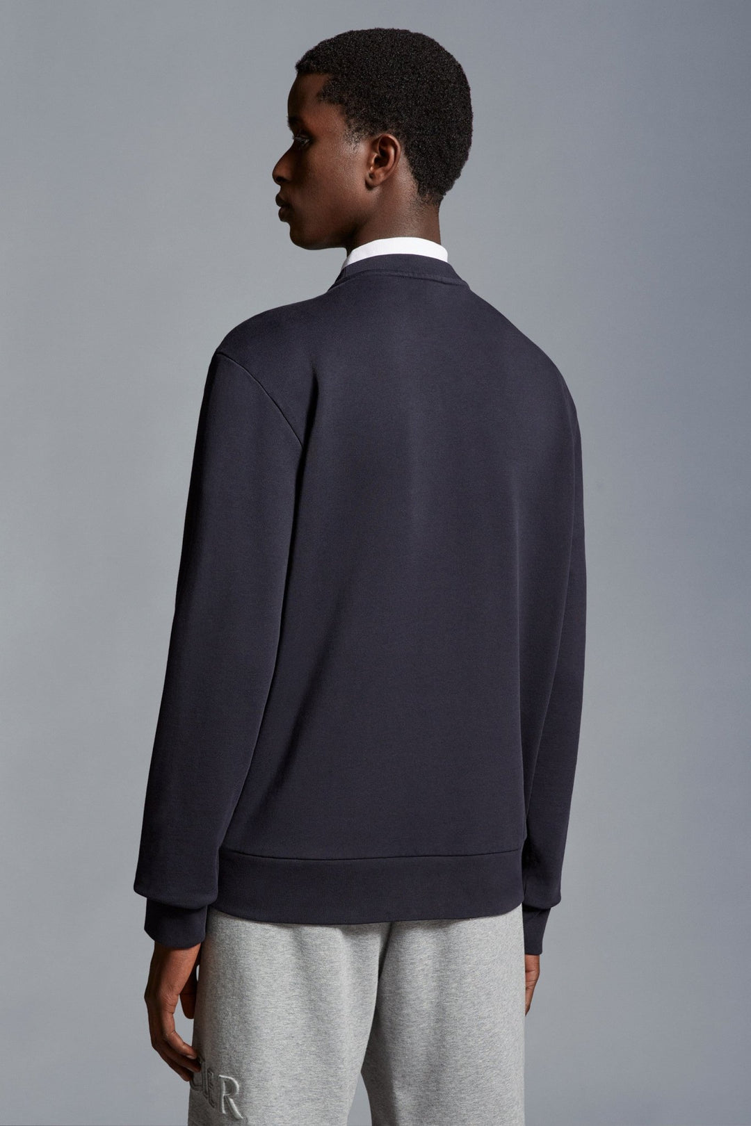 Moncler Sweat Navy à patch logo - Lothaire