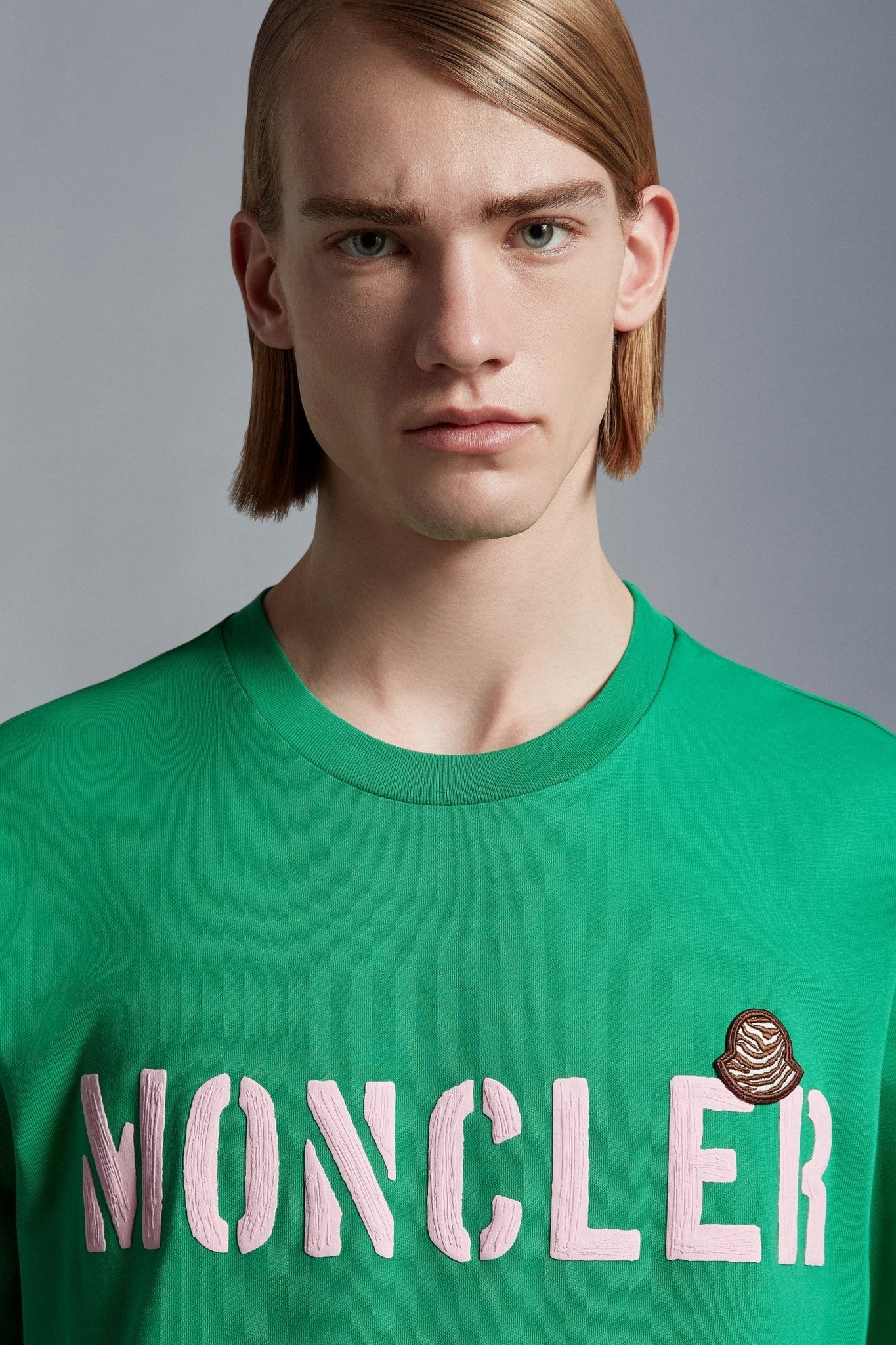 Moncler - T-shirt Green à logo - Lothaire