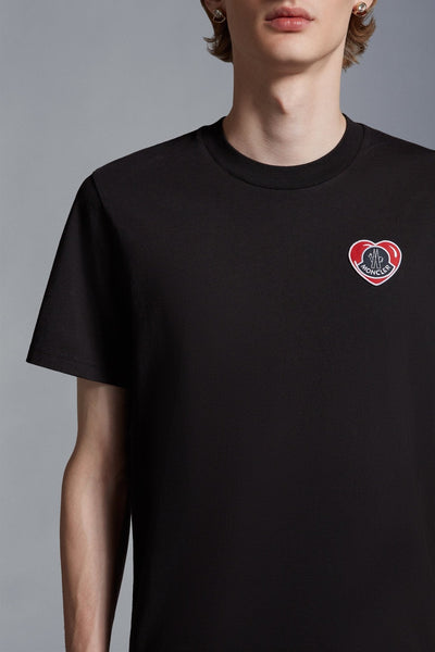 Moncler - T-shirt logo Coeur Black - Lothaire
